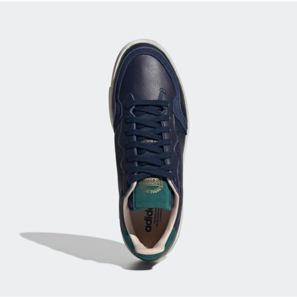 ADIDAS SUPERCOURT SHOESCOLLEGIATE NAVY / GREEN MEN’S SIZE 7 - Picture 3 of 14